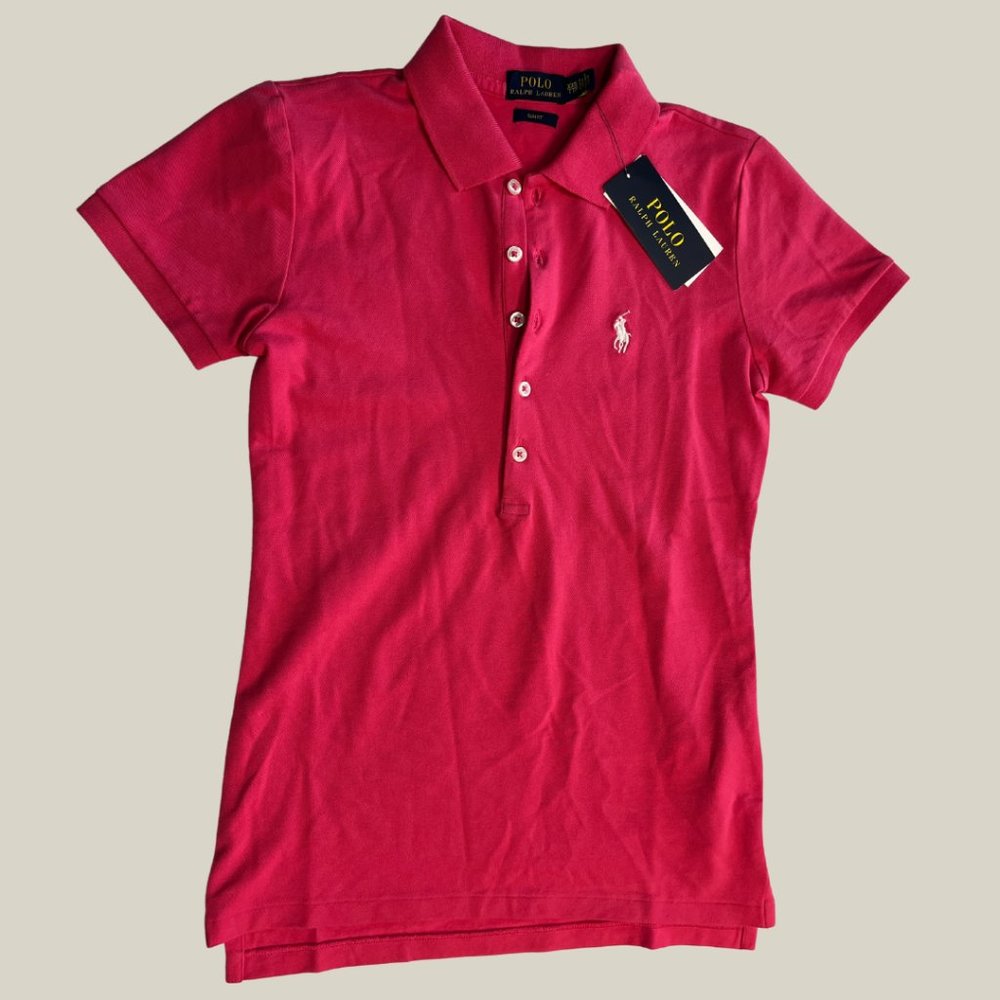 Polo Ralph Lauren - NWT-Pink Polo Shirt - Size XXS - Short Sleeves - 036…